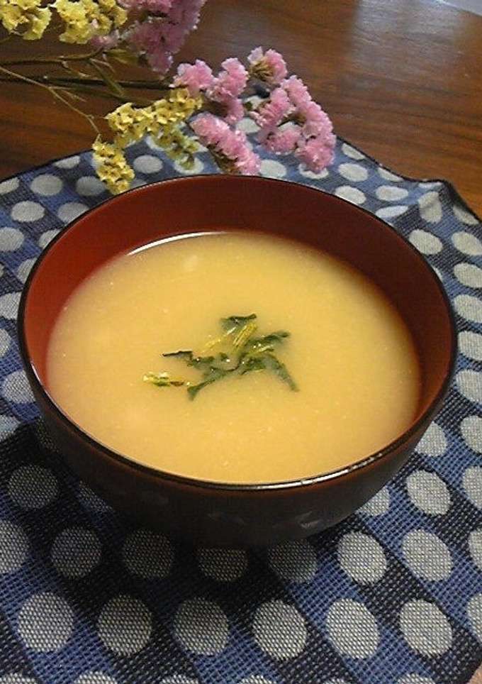 あったかとろとろ長いも味噌汁-レシピのメイン写真