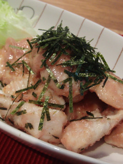 鶏ささみのたらこソースあえ-レシピのメイン写真