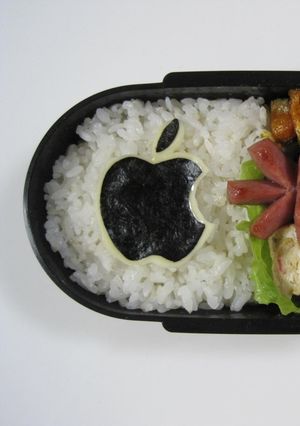 簡単キャラ弁☆アップルコンピュータ-レシピのメイン写真