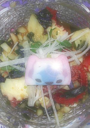 スティッチかまぼこで　♪たこわさび♪-レシピのメイン写真