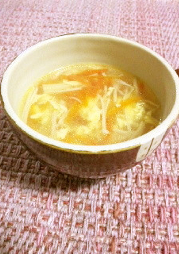 えのきと人参の中華スープ-レシピのメイン写真