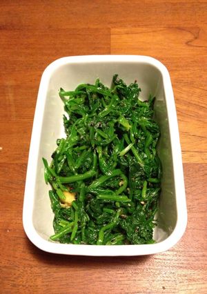 ほうれん草のナムル★ストック料理-レシピのメイン写真
