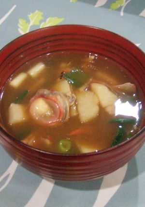 新鮮な金目鯛であら汁！-レシピのメイン写真