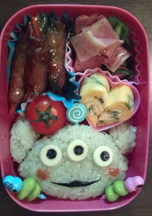 簡単キャラ弁☆リトルグリーンメン-レシピのメイン写真