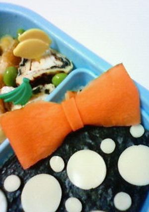 人参でリボン！-レシピのメイン写真