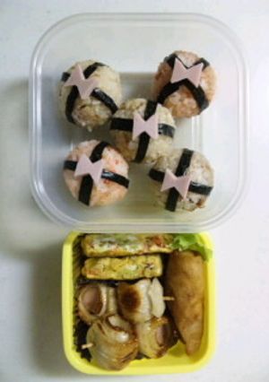 パパ用キャラ弁『クリスマスプレゼント』-レシピのメイン写真