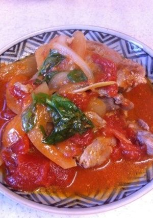 豚肉の♡ヨーグルト＆トマトソース煮〜♫-レシピのメイン写真