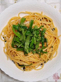 大葉とえのきの和風パスタ-レシピのメイン写真