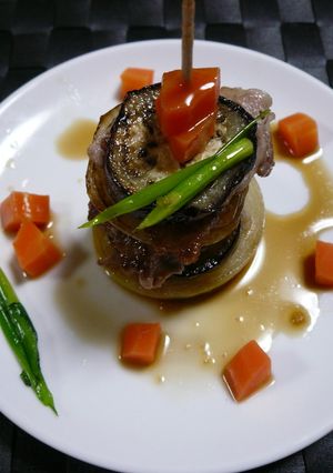 簡単☆豚肉と野菜のタワー☆-レシピのメイン写真
