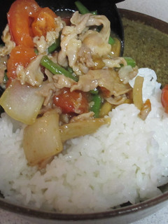 なめこ&トマトのあんかけご飯-レシピのメイン写真