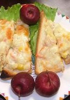 ポテトサラダトースト-レシピのメイン写真