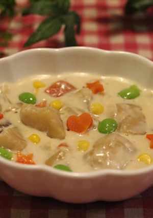 肉じゃがの残りで♪簡単！クリームシチュー-レシピのメイン写真