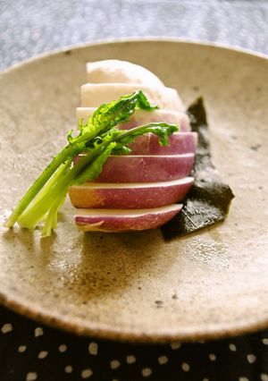 あやめ雪蕪の塩釜焼き-レシピのメイン写真