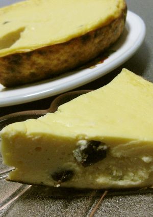 炊飯器で♡酒粕とレーズンのチーズケーキ風-レシピのメイン写真