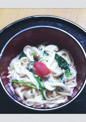 豆乳たらこクリームのおうどん-レシピのメイン写真