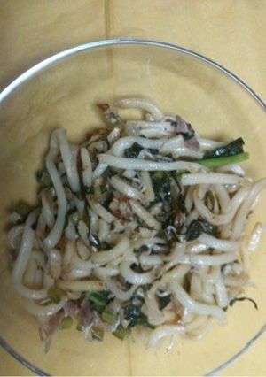 簡単・激うま!野沢菜♡焼うどん-レシピのメイン写真