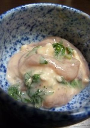 簡単☆お酒にあう一品！くりぃ～み～塩辛-レシピのメイン写真