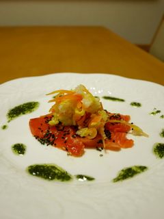 ちょっと和風?なサーモンの前菜♪-レシピのメイン写真