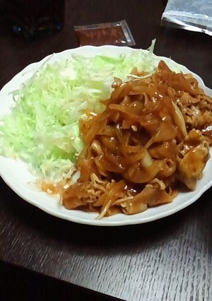 絶品☆豚肉のケチャップ和え-レシピのメイン写真