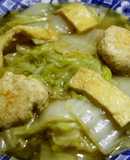 優しい味！白菜鶏ひき肉油揚げの中国風煮物