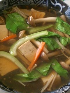 きのことお豆腐のあんかけ汁♪-レシピのメイン写真