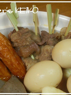 おでんの牛すじ串-レシピのメイン写真