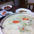 体ポカポカ白菜と豚肉のミルク鍋
