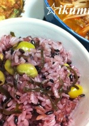 銀杏と枝豆の炊き込みご飯-レシピのメイン写真