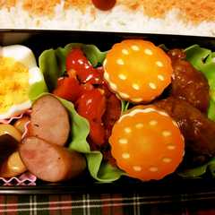 รูปของ 簡単♪お弁当に☆パプリカのクレソル炒め