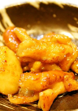 おつまみに!超簡単~鶏皮のたれ焼き~-レシピのメイン写真