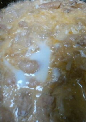 簡単♪鶏皮親子丼-レシピのメイン写真