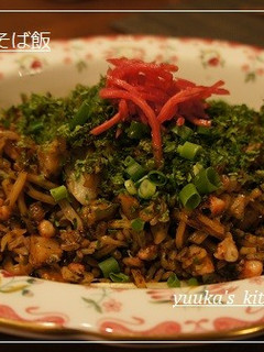 塩いか入りそば飯-レシピのメイン写真