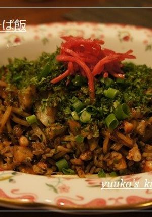 塩いか入りそば飯-レシピのメイン写真
