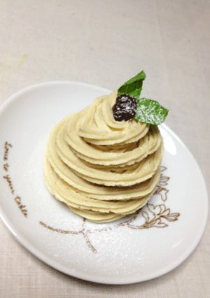 甘さひかえめモンブラン-レシピのメイン写真