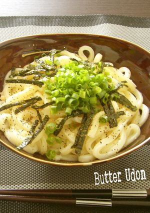 かんたんバター醤油うどん-レシピのメイン写真