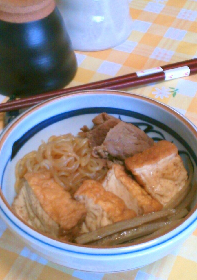 厚揚げと糸こんの*すき焼き風煮*-レシピのメイン写真