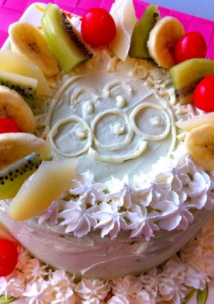 アンパンマンの抹茶ケーキ☆バースデー☆-レシピのメイン写真