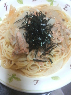 鮭と大根とたまねぎ和風パスタ-レシピのメイン写真