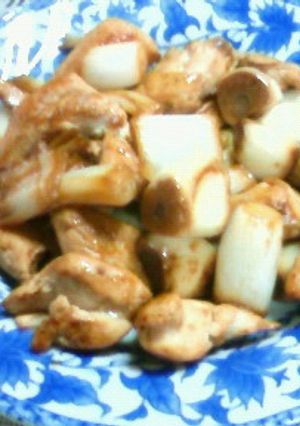 ★☆ササミとネギのにんにく醤油炒め★☆-レシピのメイン写真