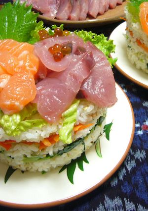 パーティーの華♥ケーキ寿司-レシピのメイン写真