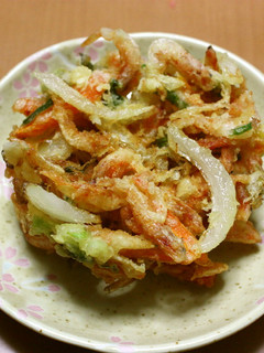 京都産九条ネギと静岡産桜えびのかき揚げ-レシピのメイン写真