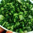 大根菜の塩炒め