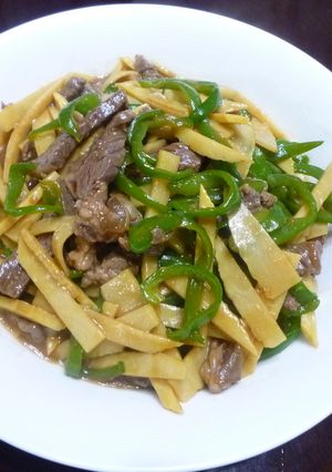 うち中華~牛肉、筍、ピーマン炒め-レシピのメイン写真