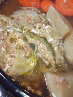 白菜とひき肉の重ね煮〜塩麹で滋味深く〜-レシピのメイン写真