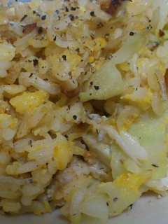 キャベツとしらすと蟹のチャーハン-レシピのメイン写真