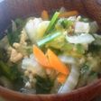 ほっこり☆白菜と小松菜の生姜スープ