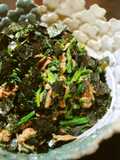 ほうれん草とはごろも煮の和え物