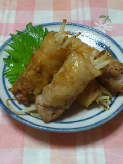 もやしの豚肉巻き-レシピのメイン写真