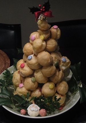 魔法のシュークリームでクリスマスツリー❄-レシピのメイン写真