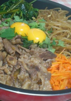 簡単石焼き風ビビンバ-レシピのメイン写真